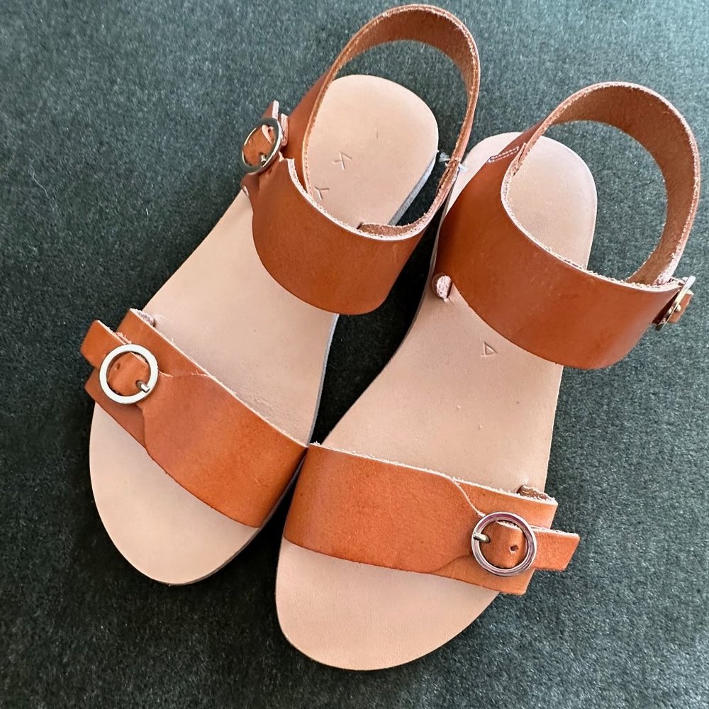 KYMA Greek Leather sandals - Tan Leather 36/6